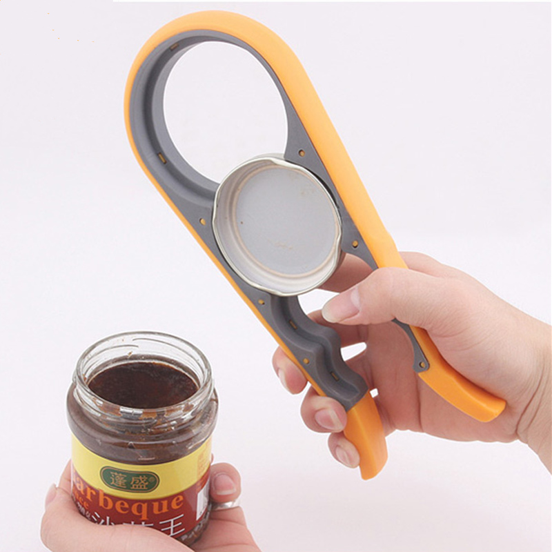 Kitchen Gadgets Dropshipping - 新4 1ひょうたん型スクリューキャップの瓶で外しレンチスリップ缶切り装置ガジェットドロップ無料