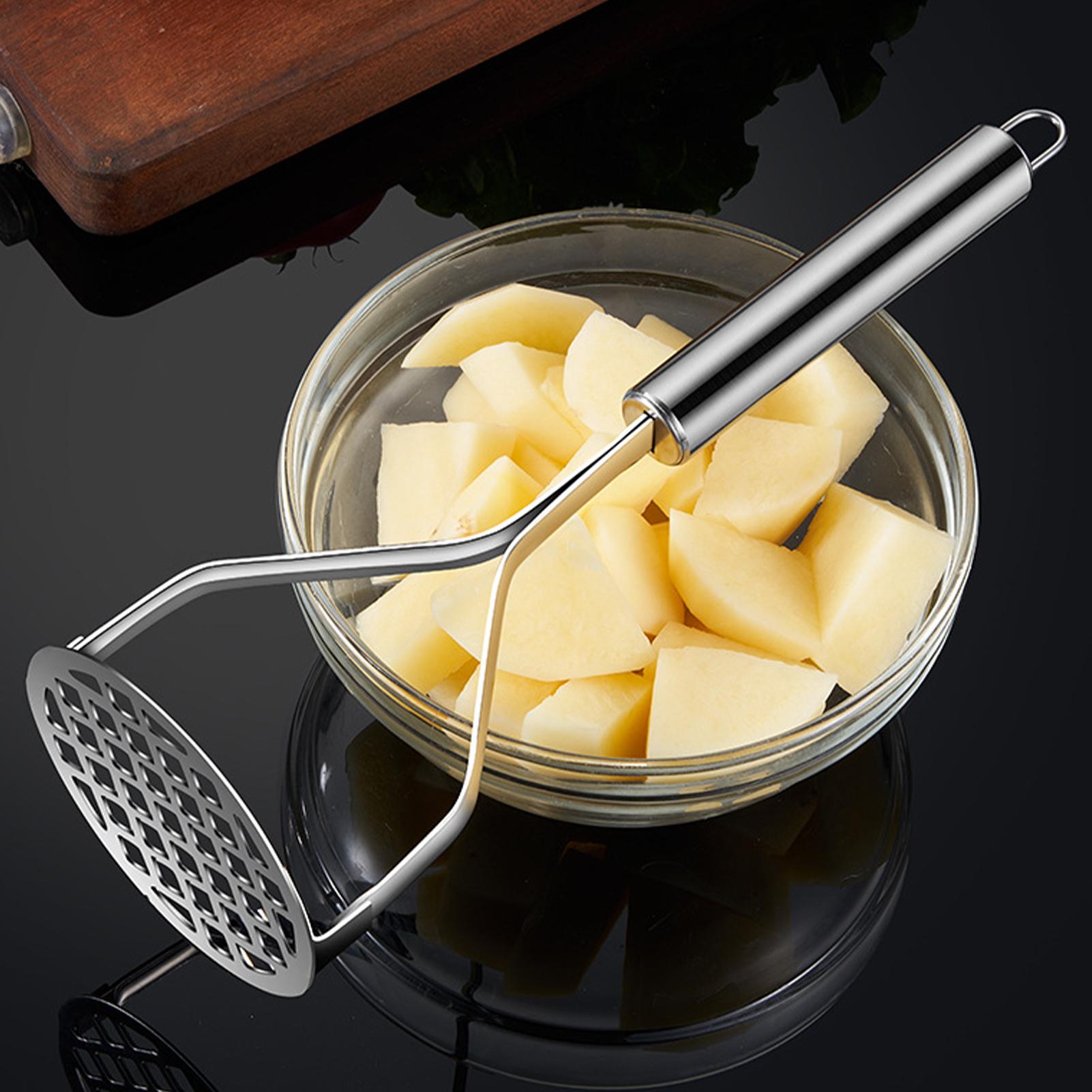 Kitchen Gadgets Kids - 手動ステンレス鋼ポテトマッシャー果物野菜圧力泥機キッチン子供用食品クラッシャー補助ガジェット