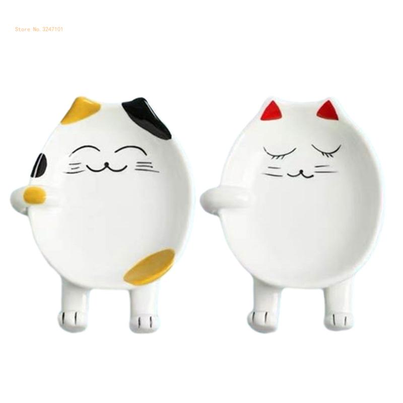 Kitchen Gadgets Dropshipping - ノベルティ蓋ラックキッチンガジェットホルダーセラミック素材キッチン調理ドロップシップ