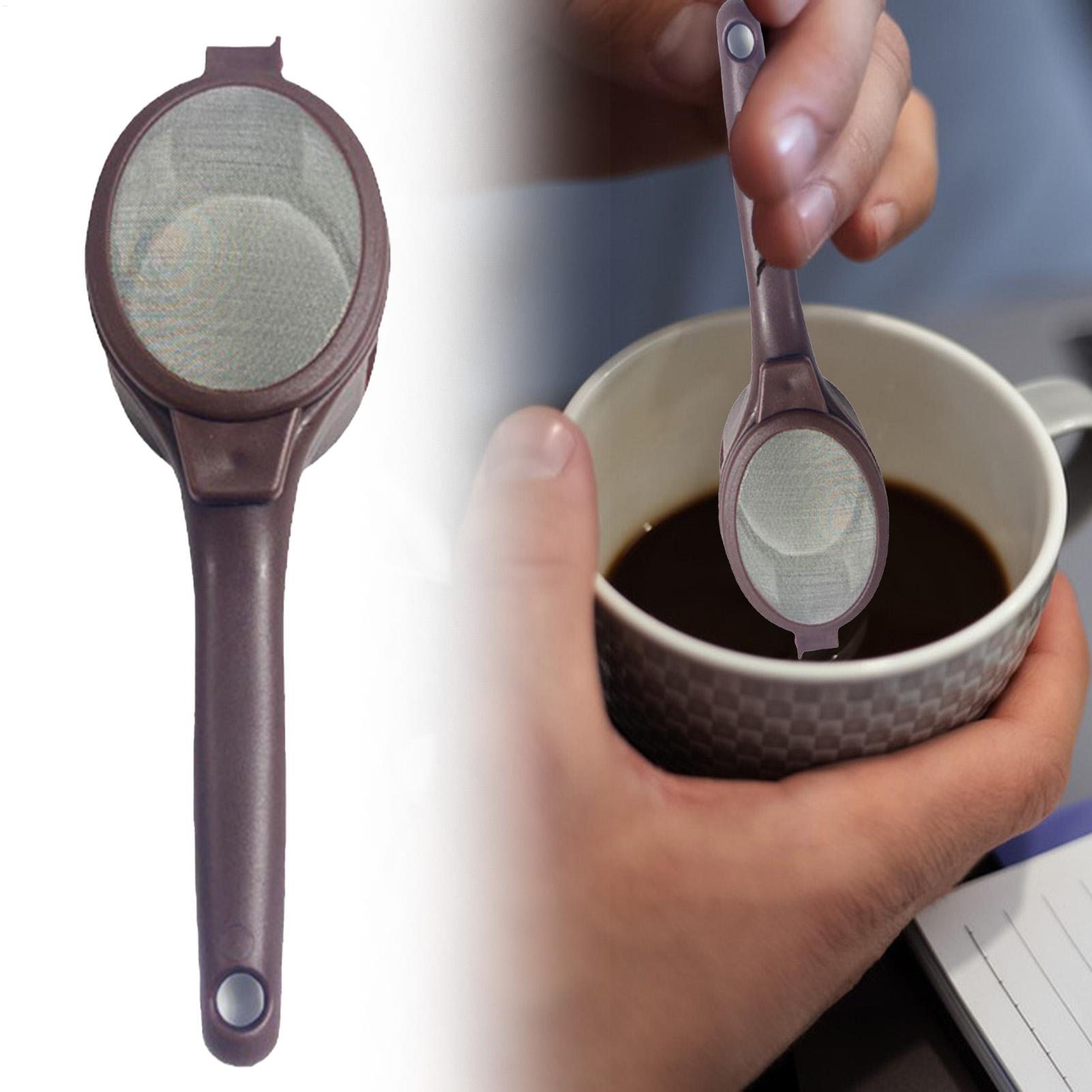 Kitchen Gadgets Dropshipping - コーヒーフィルタースプーン飲料用メッシュストレーナー再利用可能な多機能ファインメッシュフィルター家庭用キッチン職場用ガジェット