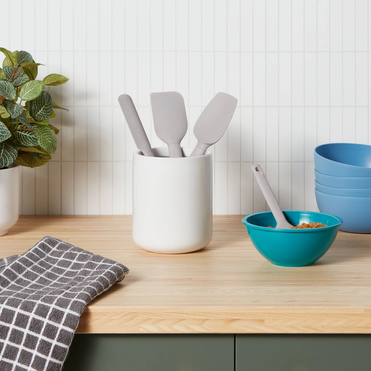 Silicone Spatula Set - 4ピース バラエティ スパチュラセット グレー 4ピース バラエティ