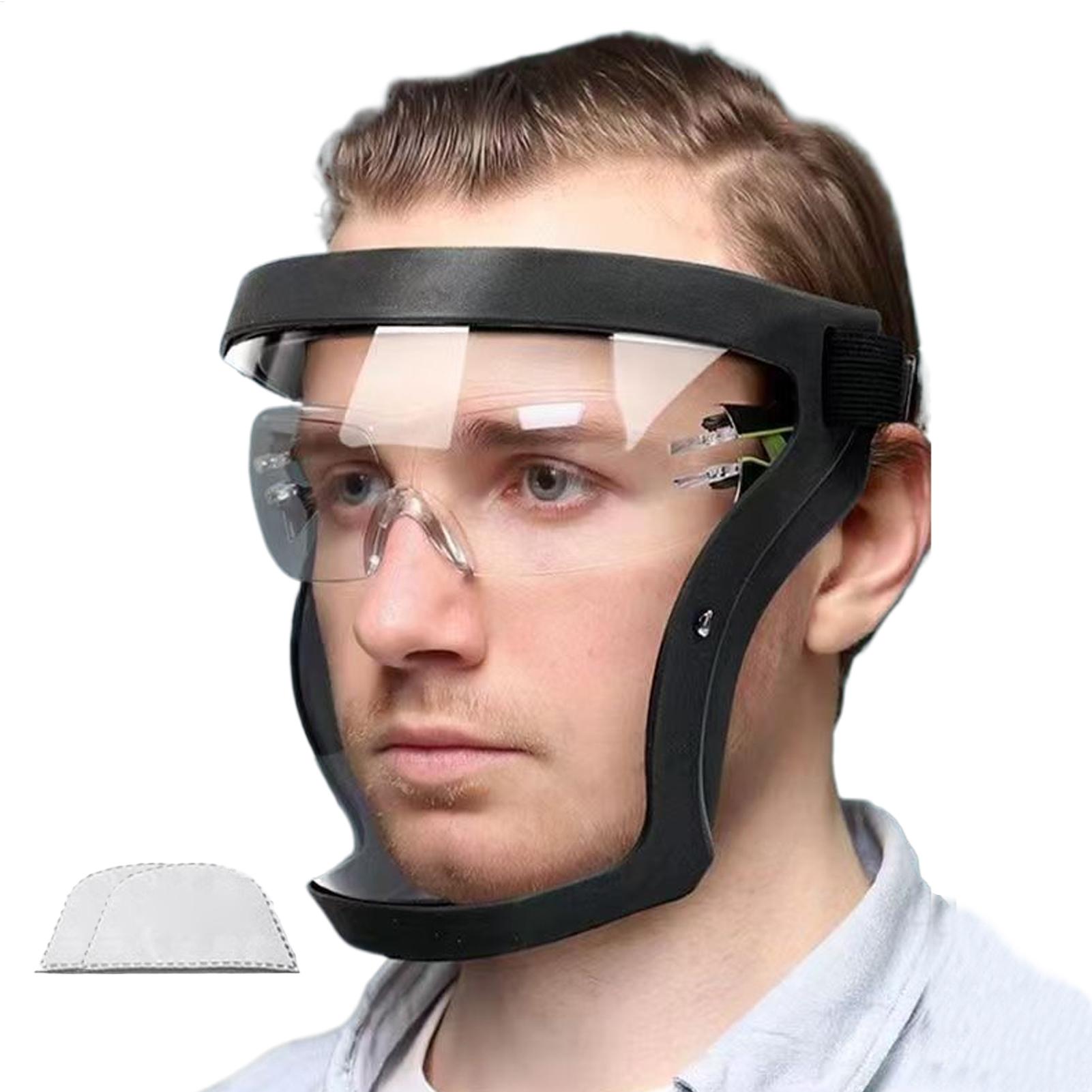 Kitchen Gadgets Dropshipping - 作業保護マスク 透明フェイシャルシールド 透明フェイシャルプロテクター 顔保護スクリーン キッチンアクセサリー ガジェット