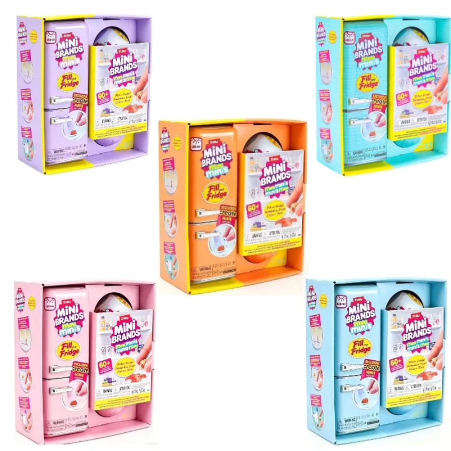 Kitchen Gadgets Kids - ZURU 5サプライズミニフリッジボールシリーズ ブラインドボックストイコレクション ミステリアスミニブランド入り フリッジフードボール サプライズボックストイズ