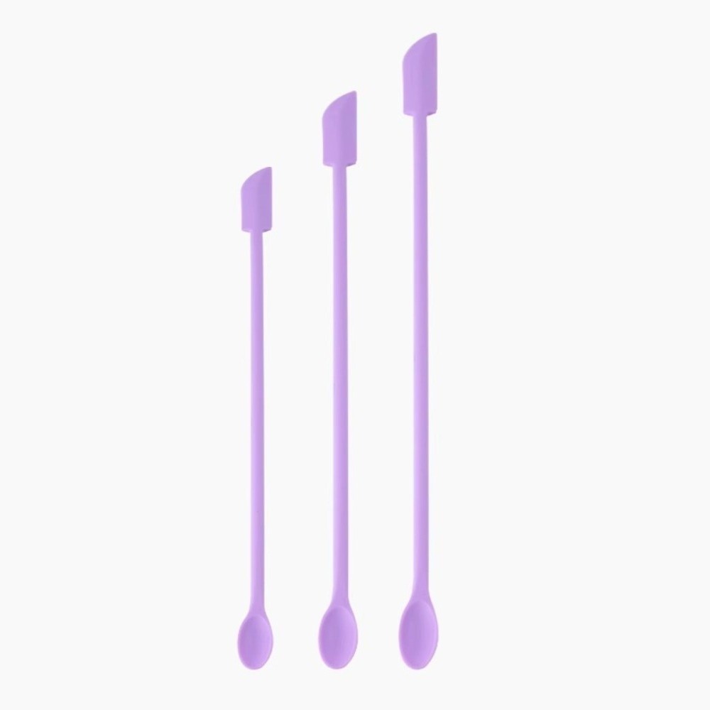 3 ピース/セットシリコーン空ボトルスクレーパー双頭再利用可 - Silicone Spatula Set のレビューと価格