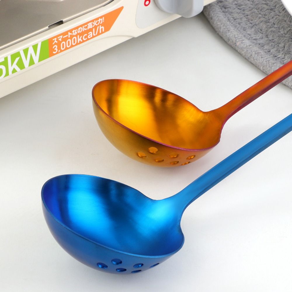 Z型の鍋用スプーン、長柄、火傷防止、油こし、スキマースプーン - Kitchen.Gadgets With A Z のレビューと価格