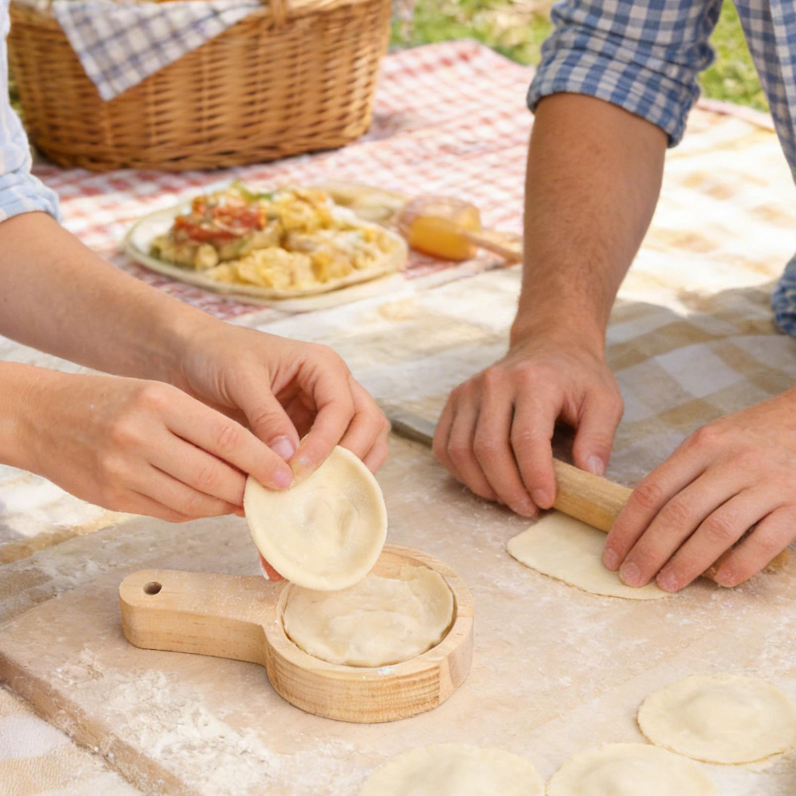 3インチ餃子皮プレス機、手持ち式ペストリーメーカー、餃子、パ - Kitchen Gadgets For Cooking のレビューと価格