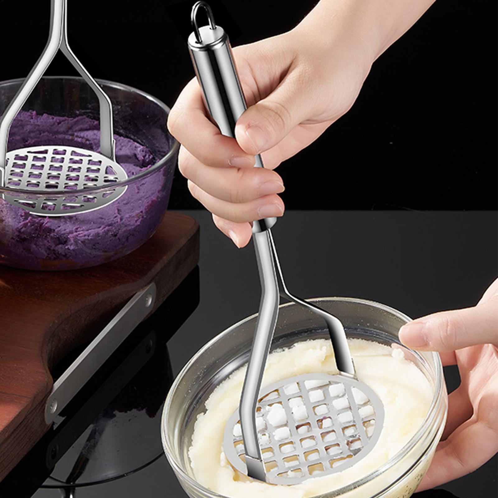 手動ステンレス鋼ポテトマッシャー果物野菜圧力泥機キッチン子供 - Kitchen Gadgets Kids のレビューと価格