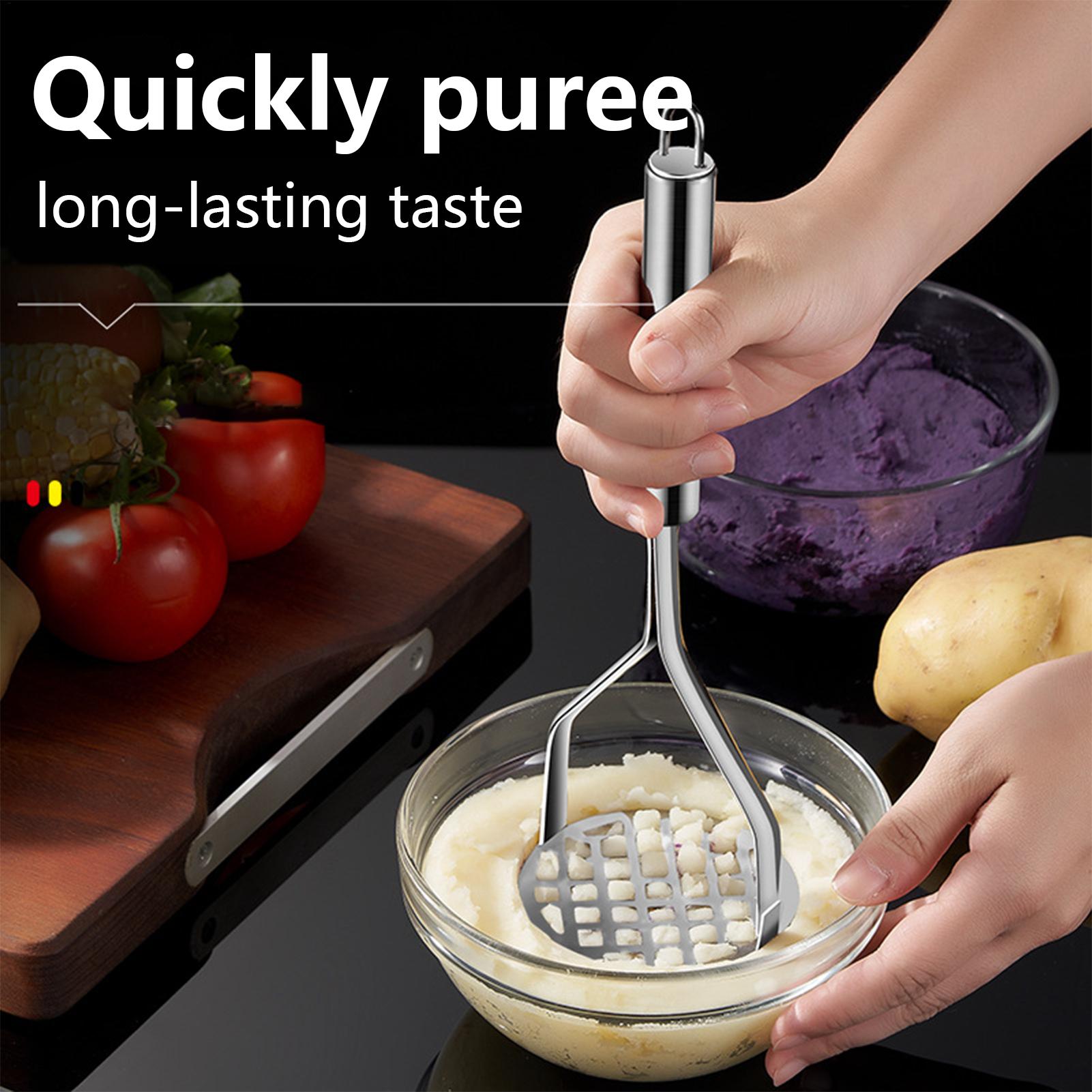 手動ステンレス鋼ポテトマッシャー果物野菜圧力泥機キッチン子供 - Kitchen Gadgets Kids のレビューと価格