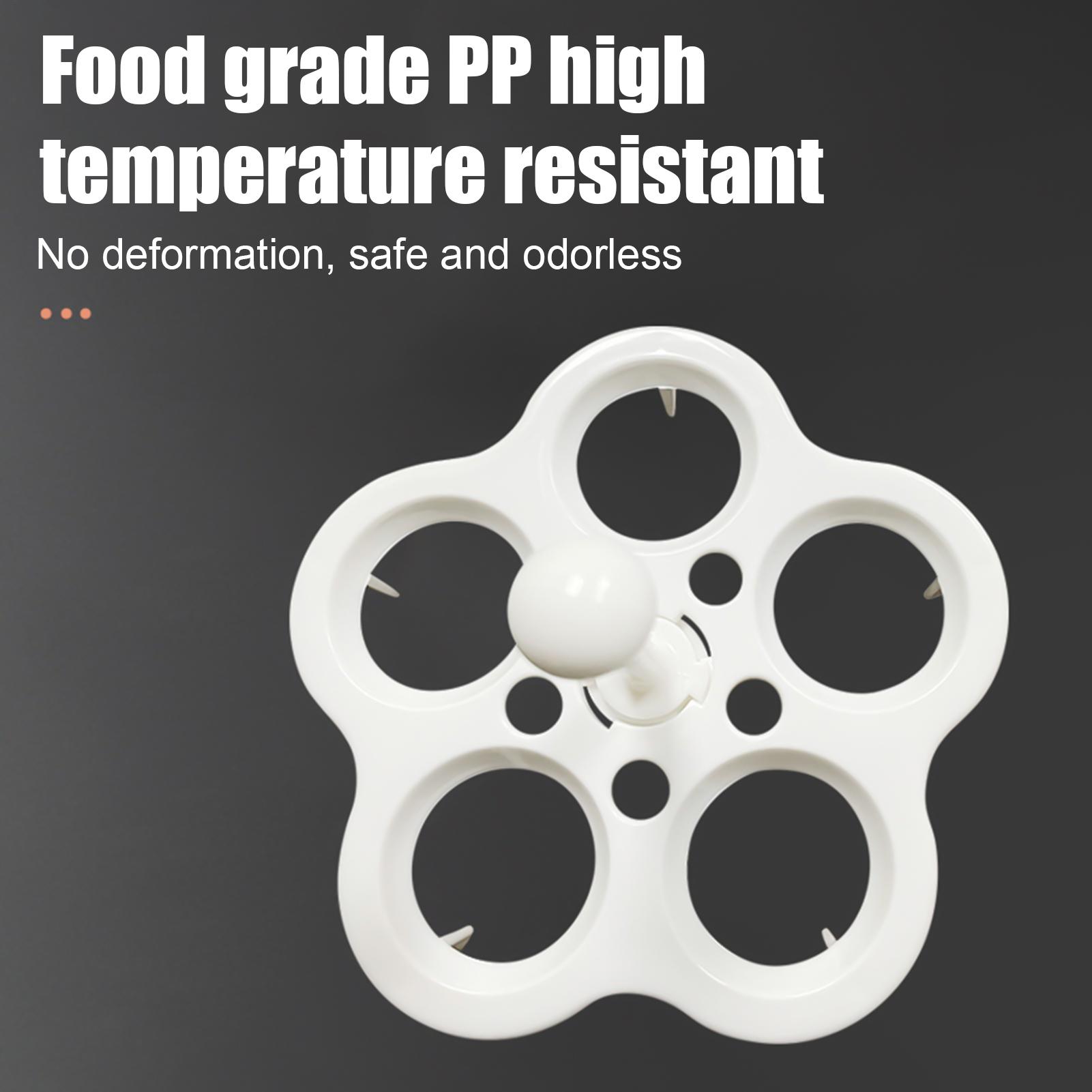 エッグボイラーホルダー 4/5個用 卵蒸し器ラック 卵多目的 - Kitchen Gadgets Dropshipping のレビューと価格