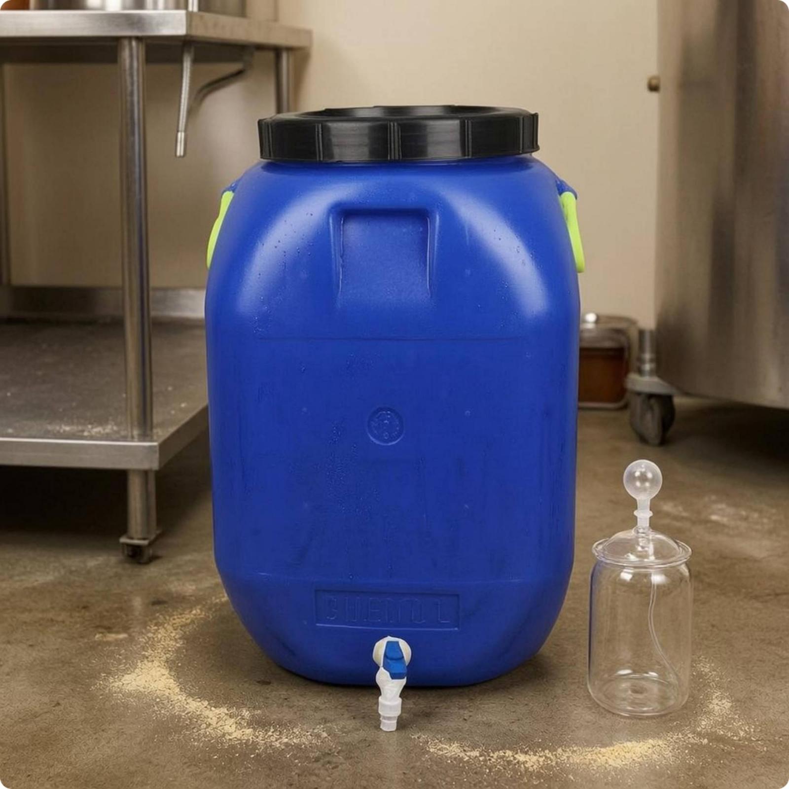 食品グレードのプラスチック製収納バレル、耐久性のある厚みのあ - Food Storage Containers のレビューと価格