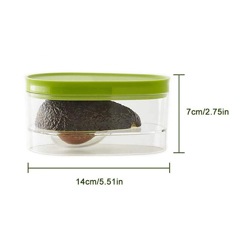 アボカド食品保存ボックス省スペースプラスチックフルーツコンテ - Food Storage Containers のレビューと価格