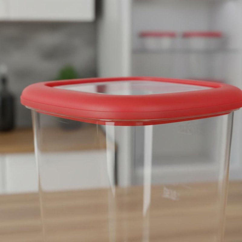 6個セット 密閉食品保存容器 透明デザイン プラスチック製  - Food Storage Containers のレビューと価格