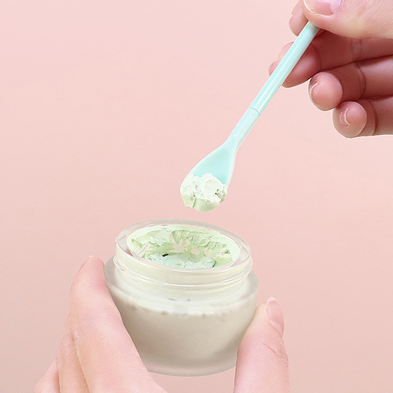 ダブルヘッドシリコンスクレーパーセット,ミニヘラ,メイクアッ - Silicone Spatula Set のレビューと価格