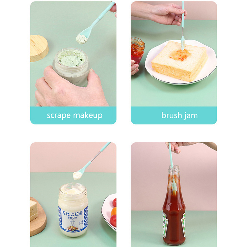 ダブルヘッドシリコンスクレーパーセット,ミニヘラ,メイクアッ - Silicone Spatula Set のレビューと価格