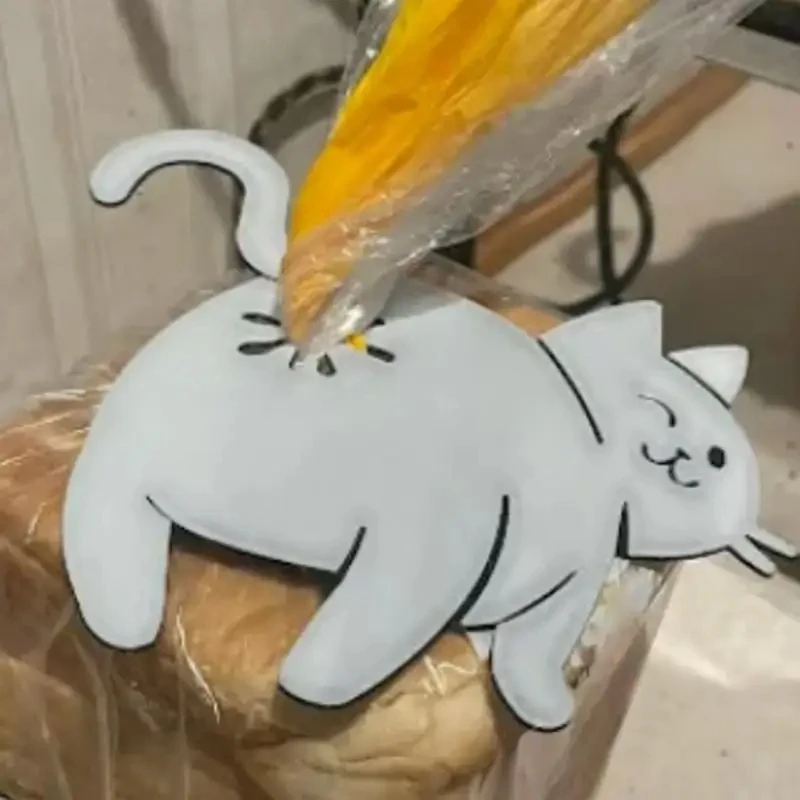 クリエイティブな3Dプリント猫のお尻型パンクリップ、面白いノ - Kitchen Gadgets Kids のレビューと価格