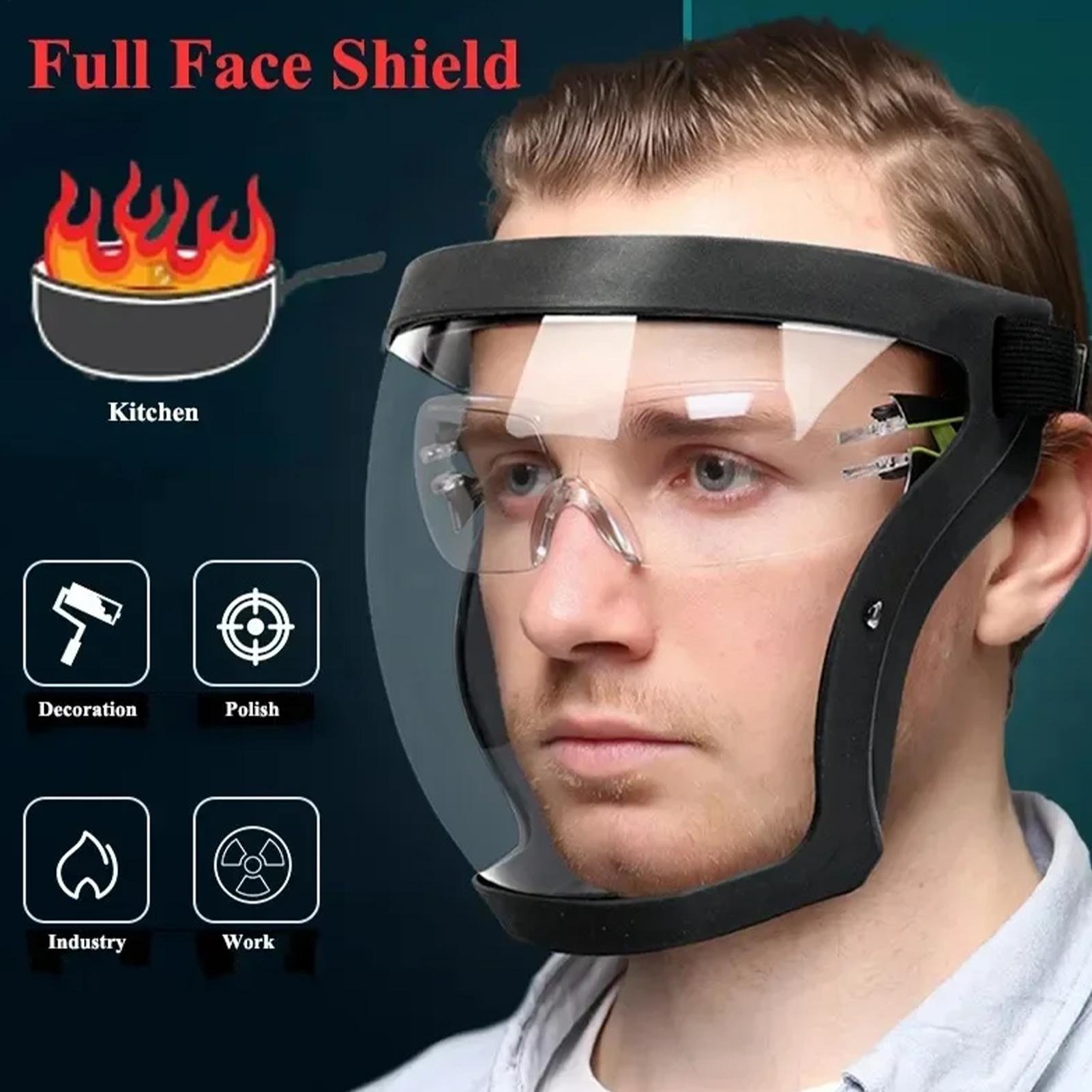 作業保護マスク 透明フェイシャルシールド 透明フェイシャルプ - Kitchen Gadgets Dropshipping のレビューと価格