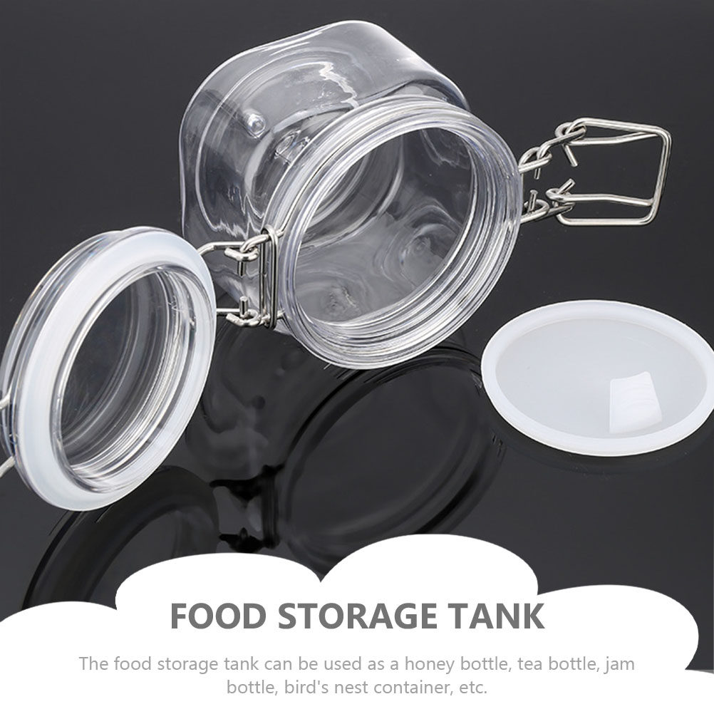 2 個の密封された保存瓶透明蜂蜜ボトル多機能キッチン容器食品 - Food Storage Containers のレビューと価格