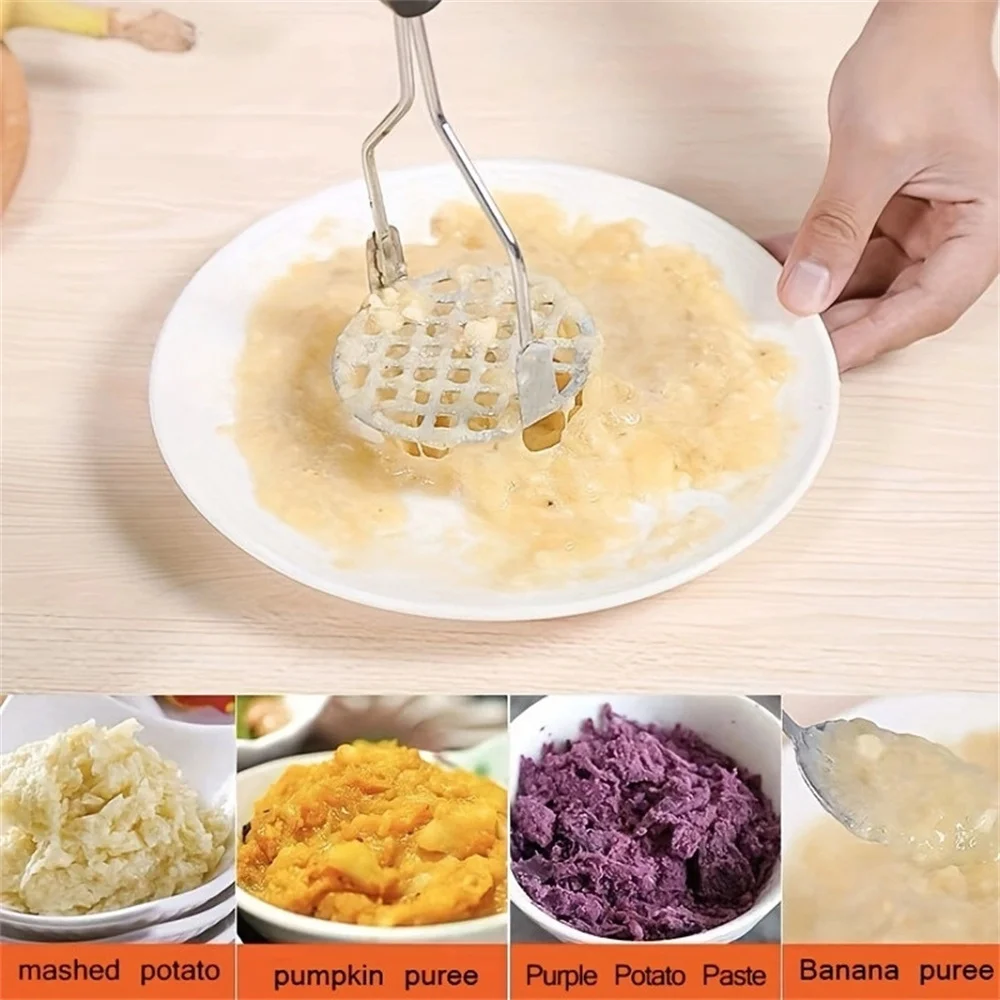 ステンレス鋼ポテトマッシャー手動果物野菜圧力泥機キッチン子供 - Kitchen Gadgets Kids のレビューと価格