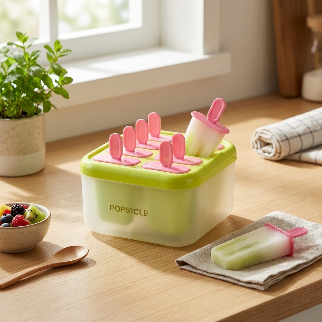 8グリッドプラスチック製アイスキャンディー型 再利用可能なア - Kitchen Gadgets Kids のレビューと価格