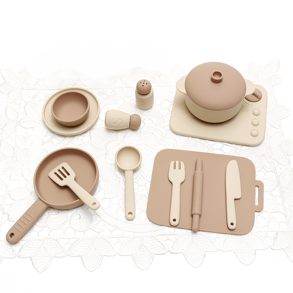 13点セット シリコン製おままごとセット おもちゃ ごっこ遊 - Kitchen Gadgets Kids のレビューと価格