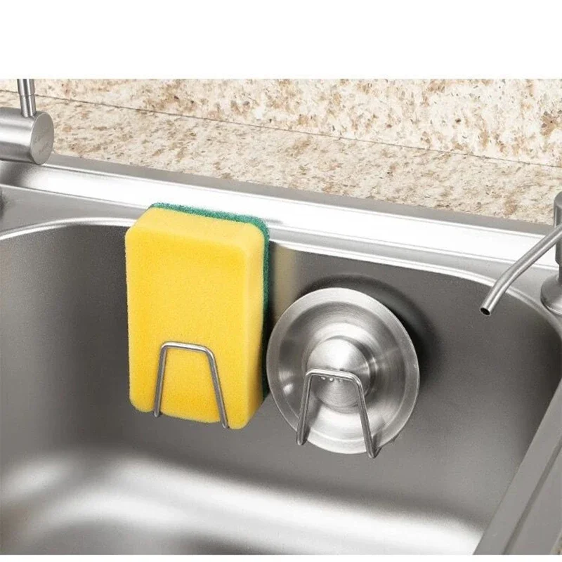キッチンステンレス鋼スポンジラック自己粘着シンクスポンジ排水 - Kitchen Gadgets Dropshipping のレビューと価格