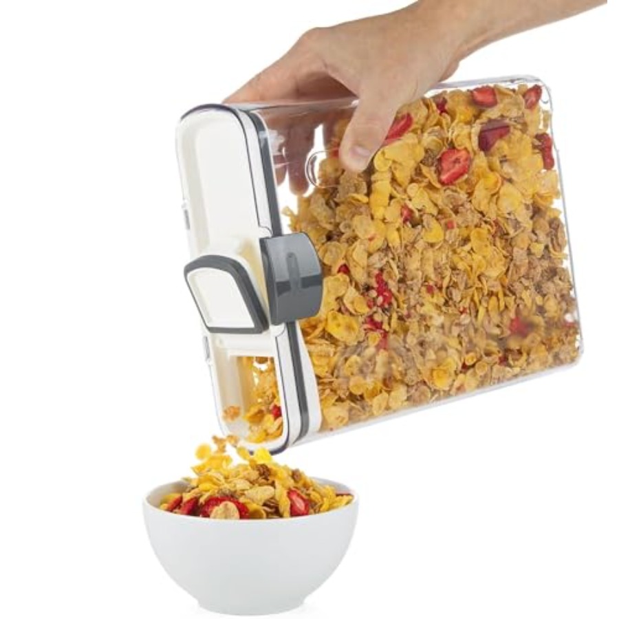 気密食品保存容器セット 透明プラスチック製小麦粉・砂糖キャニ - Food Storage Containers のレビューと価格