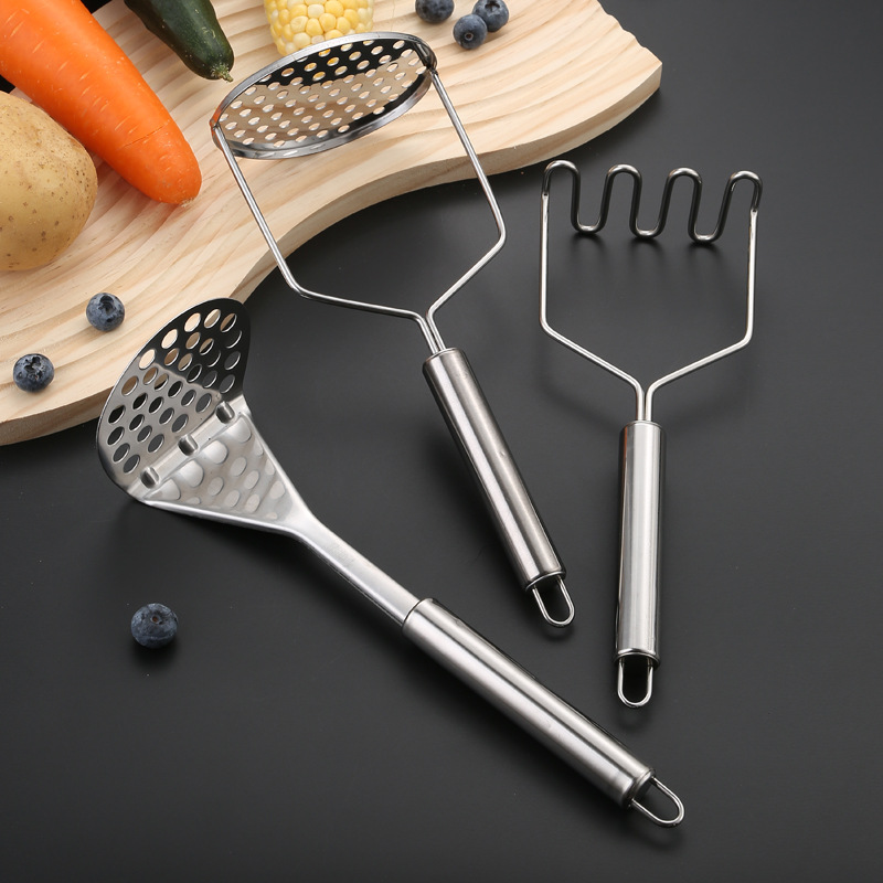 ステンレス鋼ポテトマッシャー手動果物野菜圧力泥機キッチン子供 - Kitchen Gadgets Kids のレビューと価格