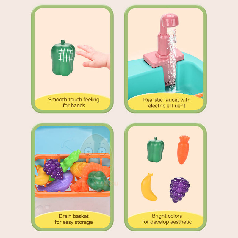 子供向けのシミュレーションおもちゃ,キッチンプレイマシン,洗 - Kitchen Gadgets Kids のレビューと価格