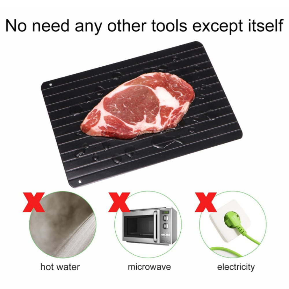 Rolketu高速霜トレイ解凍冷凍食品肉フルーツクイック霜プ - Kitchen Gadgets Dropshipping のレビューと価格
