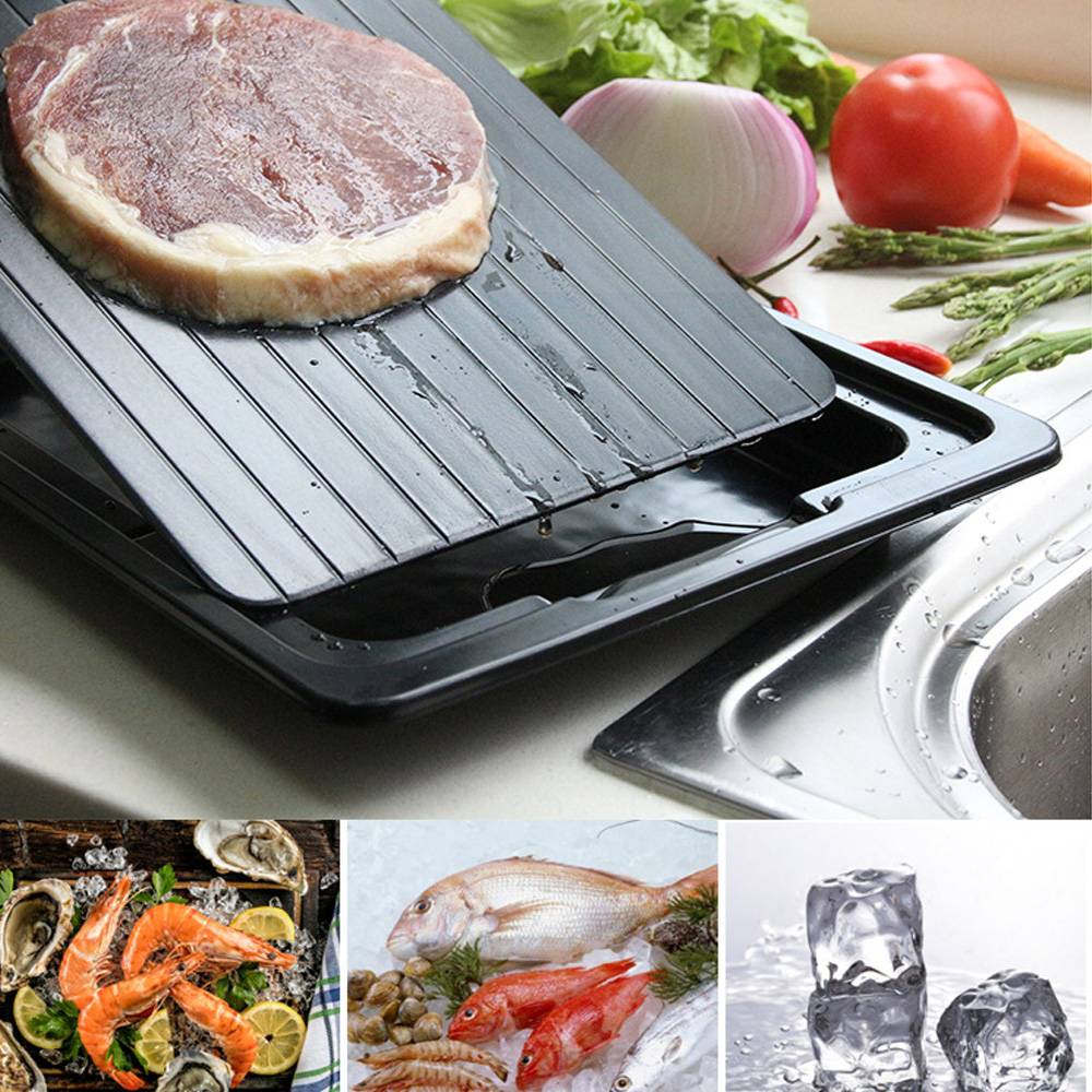 Rolketu高速霜トレイ解凍冷凍食品肉フルーツクイック霜プ - Kitchen Gadgets Dropshipping のレビューと価格