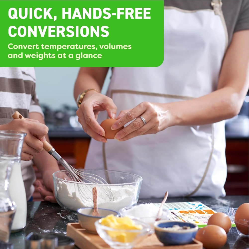 キッチン測定換算表マグネット ベーキング・クッキング用 6x - Kitchen Gadgets For Cooking のレビューと価格