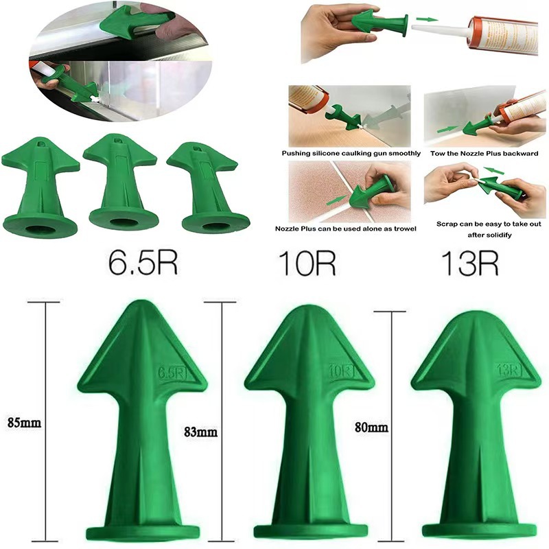 3 個のコーキングノズルアプリケーターシリコーンコーキングツ - Silicone Spatula Set のレビューと価格