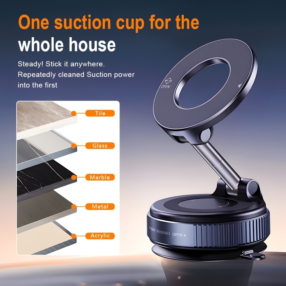 吸盤式磁気携帯電話ホルダー 真空吸着式携帯電話スタンドブラケ - Kitchen Gadgets Dropshipping のレビューと価格